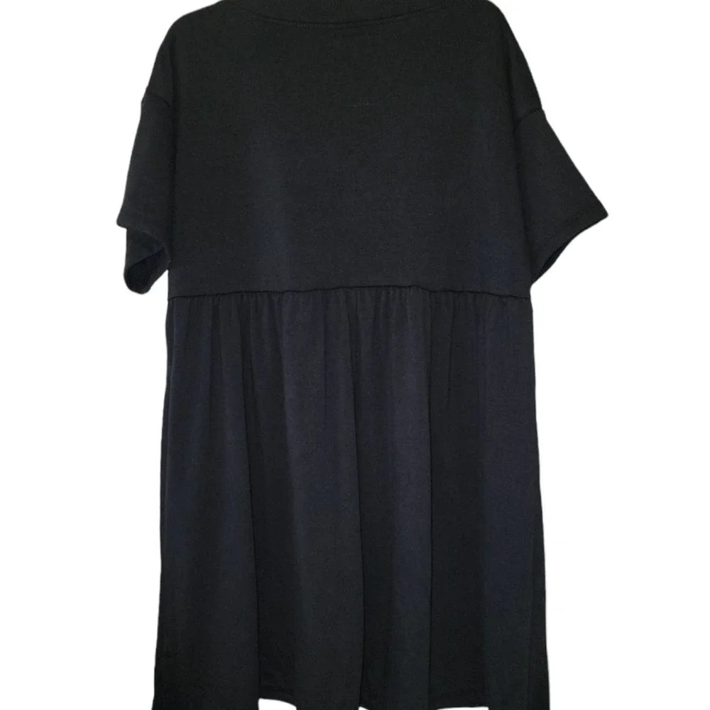 NWT Wild Fable Little Black Dress Midi Casual Beachy Lounge Sz Medium - Picture 2 of 4